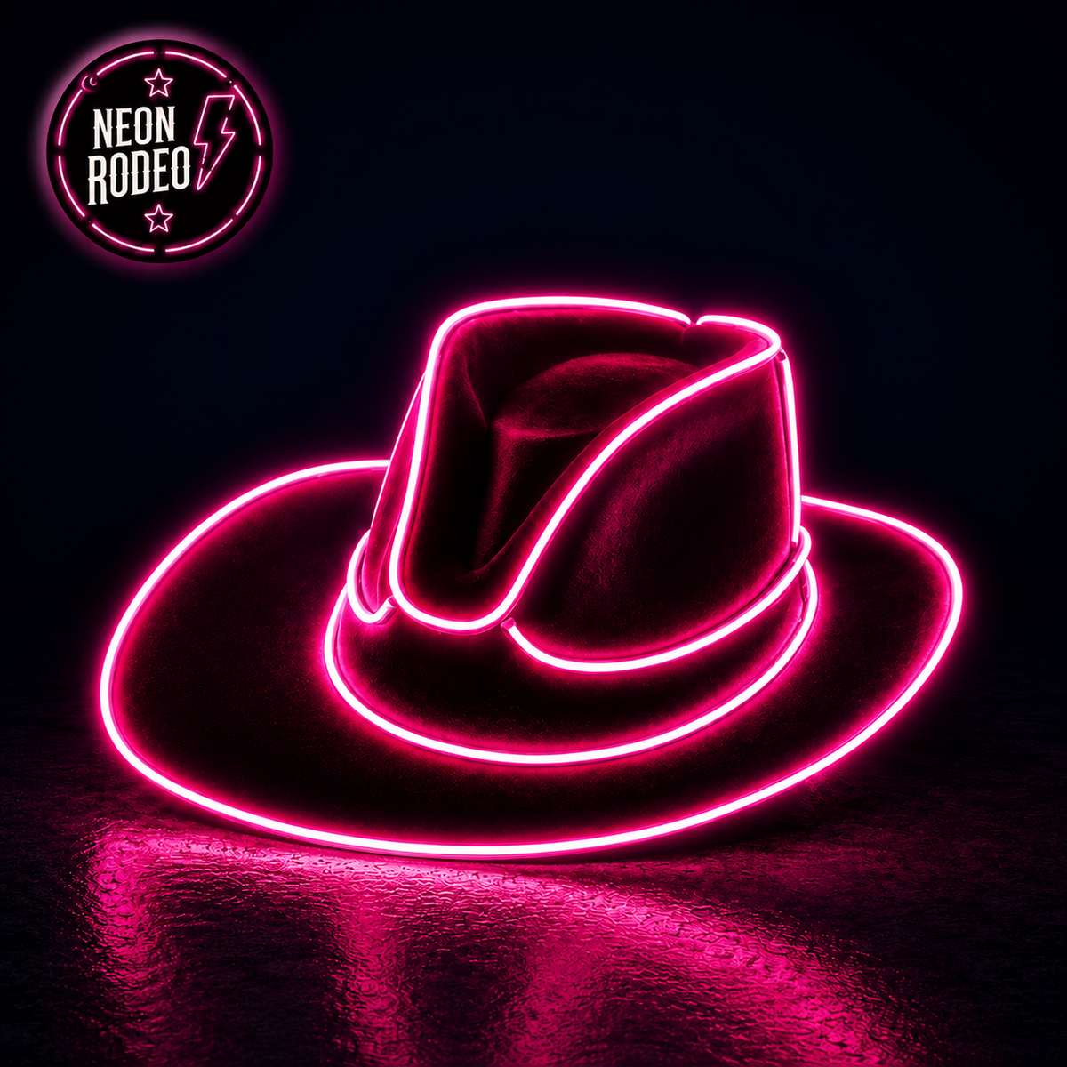 LED Cowgirl Hat