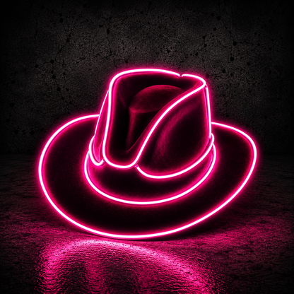 LED Cowgirl Hat