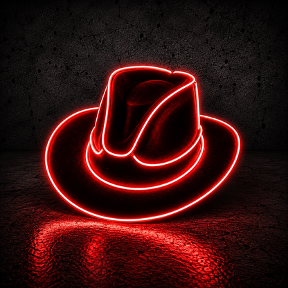 LED Cowgirl Hat